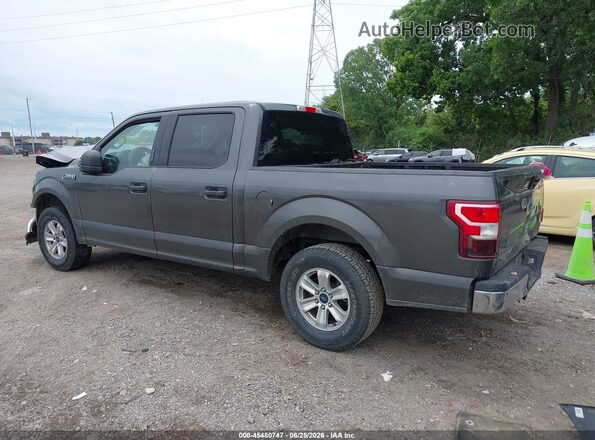1FTEW1CB6JKC86689 2018 FORD F150 Серый Задняя левая четверть