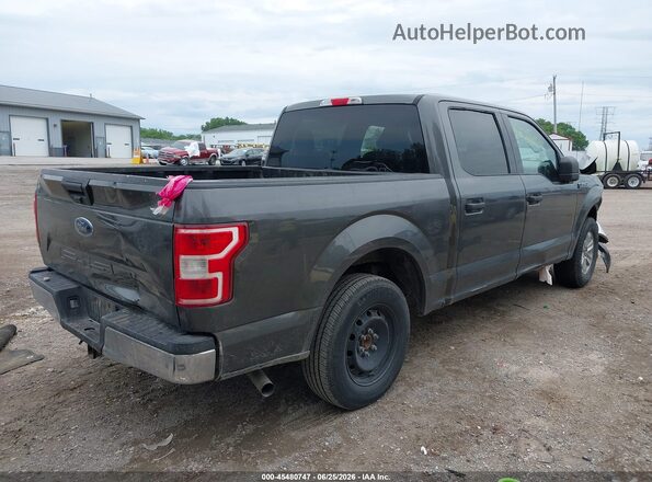 1FTEW1CB6JKC86689 2018 FORD F150 Серый Задняя правая четверть