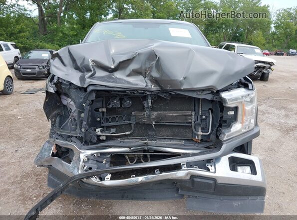 1FTEW1CB6JKC86689 2018 FORD F150 Серый Вид задней части салона