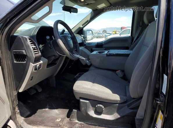 1FTEW1CB7JKE47745 2018 FORD F150 Black Widok wnętrza z przodu