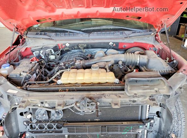 1FTEW1CB8KKC82385 2019 FORD F150 Красный Вид задней части салона