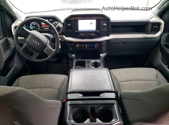 1FTEW1CBXNKE32064 2022 FORD F150 Белый Вид панели приборов