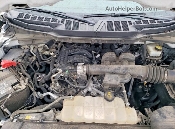 1FTEW1CBXNKE32064 2022 FORD F150 Белый Вид задней части салона