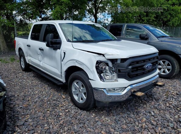 1FTEW1CBXNKE32064 2022 FORD F150 Белый Передняя правая четверть