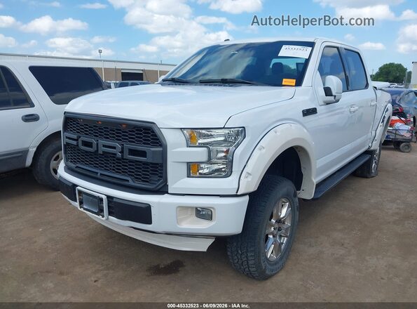 1FTEW1CF0GKF90807 2016 FORD F150 White Передня ліва чверть