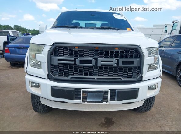 1FTEW1CF0GKF90807 2016 FORD F150 White Вид щитка приладів