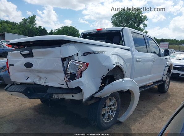 1FTEW1CF0GKF90807 2016 FORD F150 White Вид задньої частини салону
