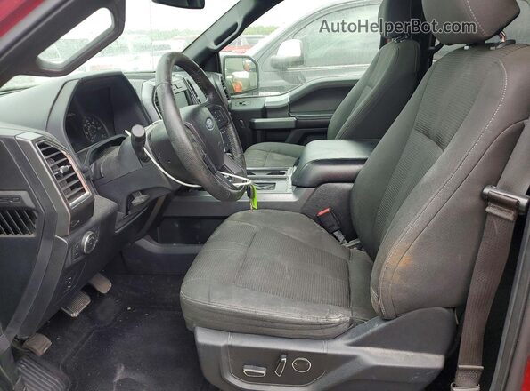 1FTEW1CF1GKF25335 2016 FORD F150 Red წინა სალონის ხედი