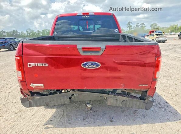 1FTEW1CF1GKF25335 2016 FORD F150 Red უკანა ხედი