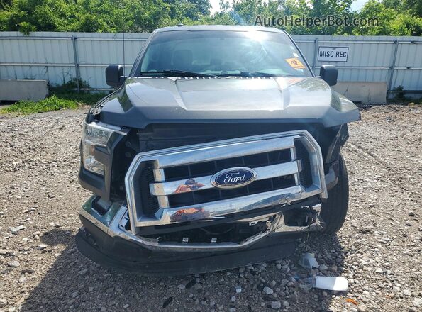 1FTEW1CF3GFC00047 2016 FORD F150 Gray Вид спереду
