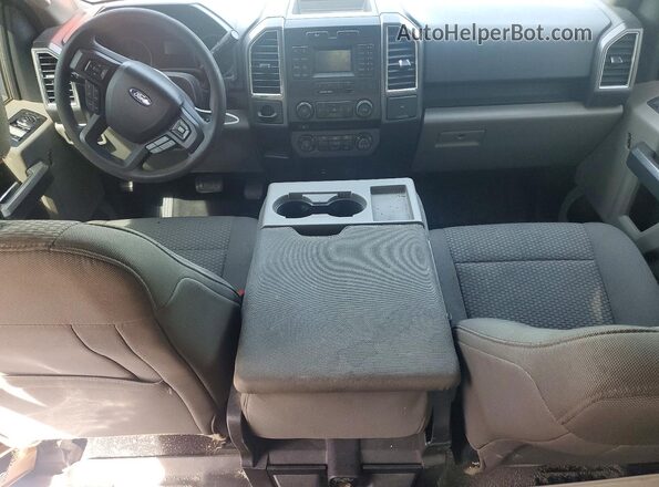 1FTEW1CF3GFC00047 2016 FORD F150 Gray Вид панелі приладів