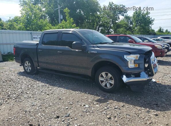 1FTEW1CF3GFC00047 2016 FORD F150 Gray Передня права чверть