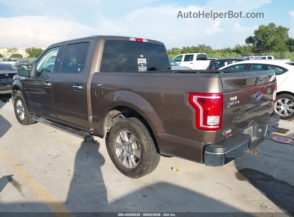 1FTEW1CF5GKF97350 2016 FORD F150 Brown Հետևի ձախ