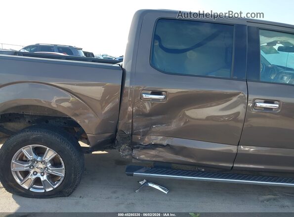 1FTEW1CF5GKF97350 2016 FORD F150 Brown Դիմացի տեսք
