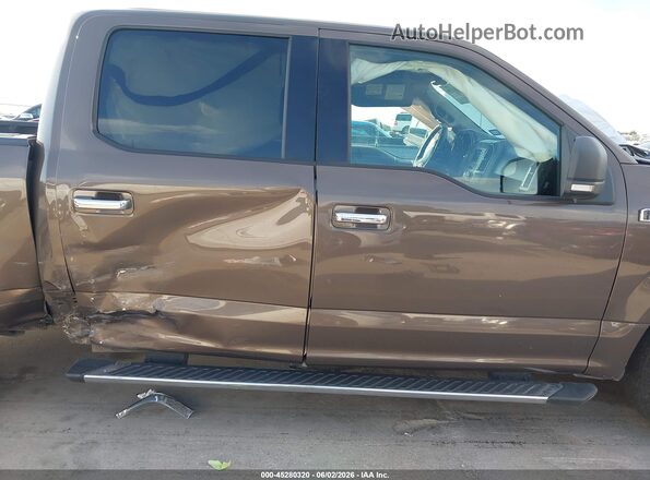 1FTEW1CF5GKF97350 2016 FORD F150 Brown Սալոնի հետևի տեսք