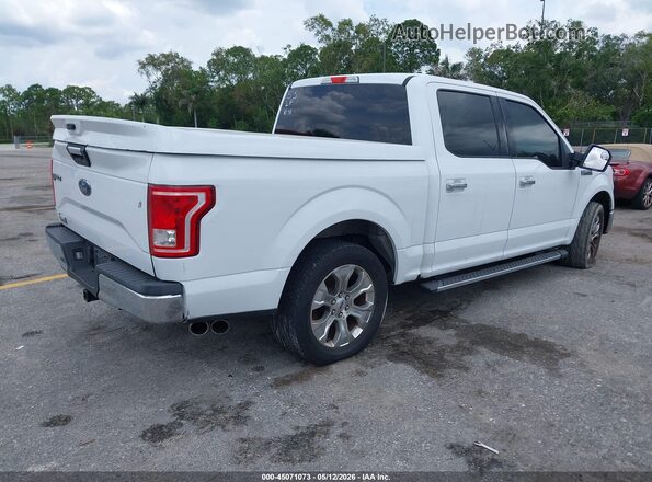 1FTEW1CF6HKC70585 2017 FORD F150 Белый Задняя правая четверть