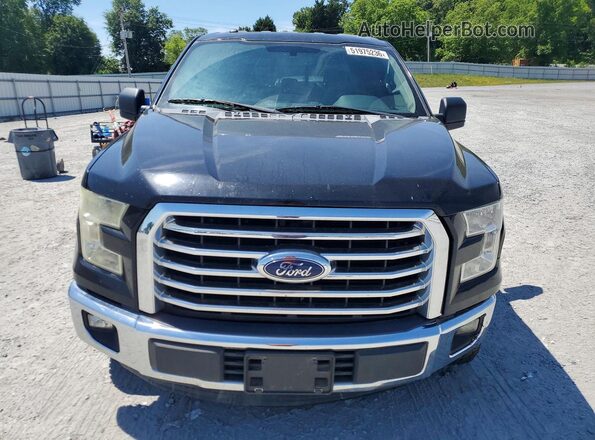 1FTEW1CF7GKE43013 2016 FORD F150 Black Front view