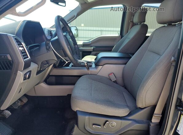 1FTEW1CF7GKE43013 2016 FORD F150 Black Front interior view