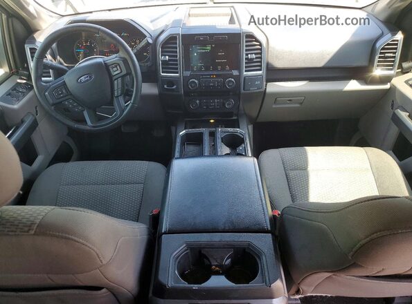 1FTEW1CF7GKE43013 2016 FORD F150 Black Dashboard view