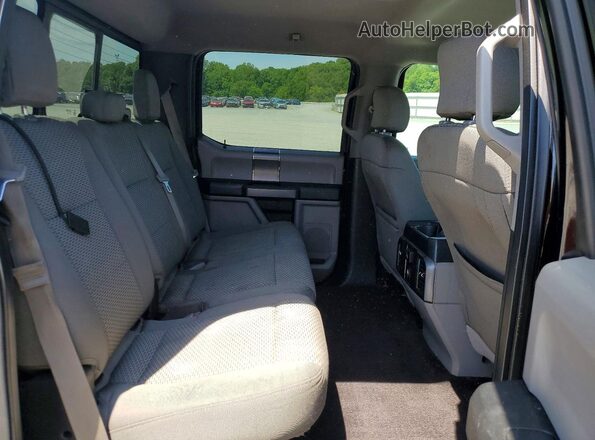 1FTEW1CF7GKE43013 2016 FORD F150 Black Rear seats view