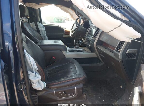 1FTEW1CF7HFB21627 2017 FORD F150 Blue Vista interior delantera