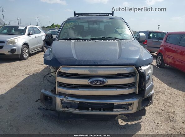 1FTEW1CF7HFB21627 2017 FORD F150 Blue Vista del cuadro de instrumentos