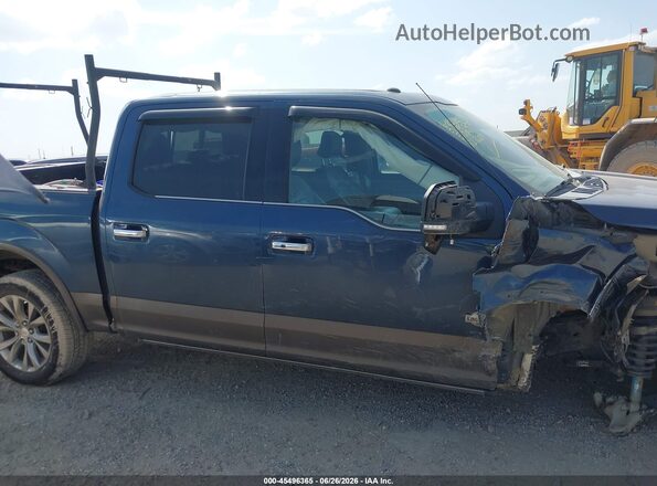 1FTEW1CF7HFB21627 2017 FORD F150 Blue Vista interior trasera