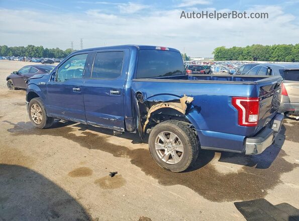1FTEW1CF7HKE05377 2017 FORD F150 Blue უკანა მარცხენა