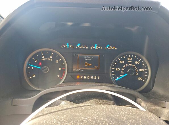 1FTEW1CF7HKE05377 2017 FORD F150 Blue ხელსაწყოთა პანელის ხედი