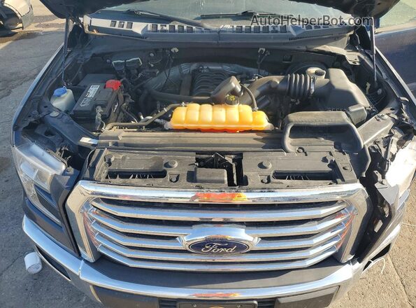 1FTEW1CF7HKE05377 2017 FORD F150 Blue უკანა სალონის ხედი