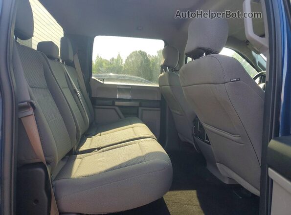 1FTEW1CF7HKE05377 2017 FORD F150 Blue უკანა სავარძლების ხედი