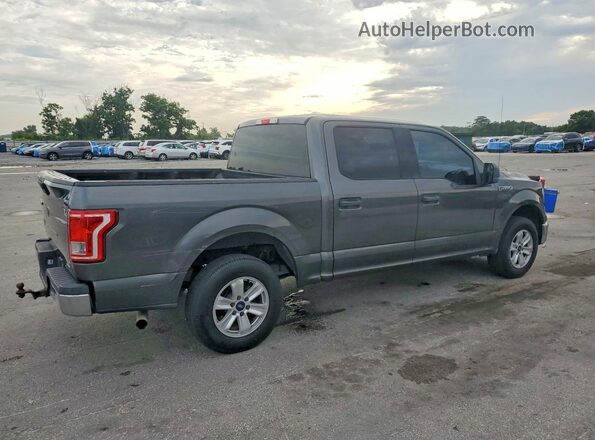1FTEW1CF8GFC30712 2016 FORD F150 Gray Задня права чверть