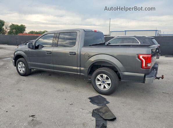 1FTEW1CF8GFC30712 2016 FORD F150 Gray Задня ліва чверть