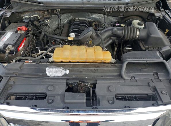 1FTEW1CF8GFC30712 2016 FORD F150 Gray Вид задньої частини салону