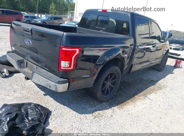 1FTEW1CF8GFD49375 2016 FORD F150 Black Հետևի աջ