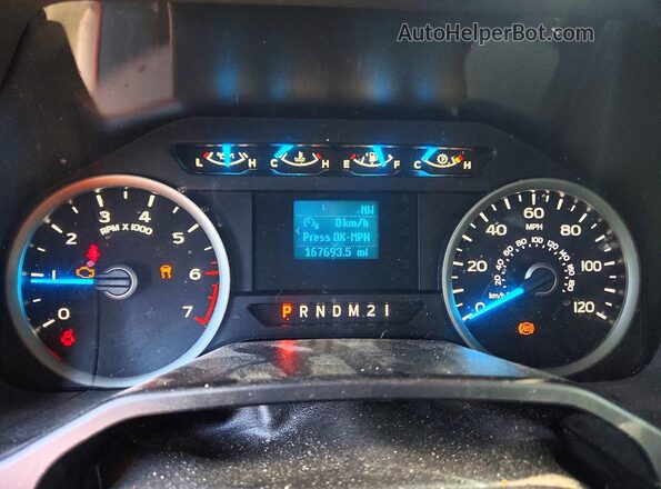 1FTEW1CG0GFB29012 2016 FORD F150 Red 