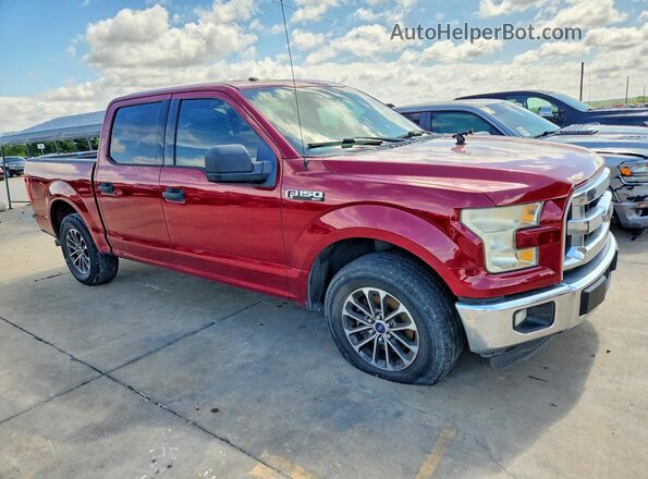 1FTEW1CG0GFB29012 2016 FORD F150 Red 