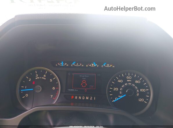 1FTEW1CG1GFA08988 2016 FORD F150 Silver Widok tylnych siedzeń