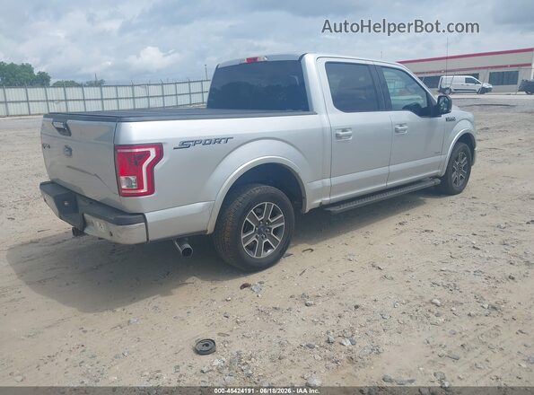 1FTEW1CG1GFA08988 2016 FORD F150 Silver Tył prawy