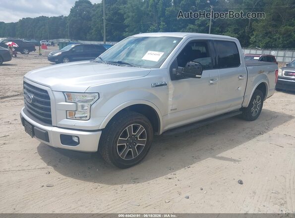 1FTEW1CG1GFA08988 2016 FORD F150 Silver Przód lewy