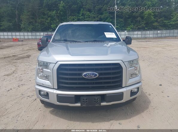 1FTEW1CG1GFA08988 2016 FORD F150 Silver Widok zestawu wskaźników