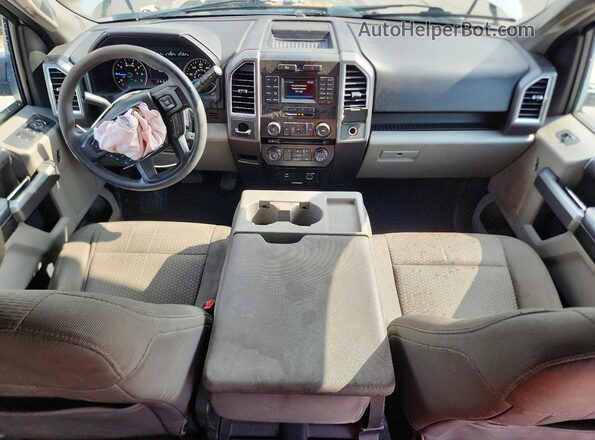 1FTEW1CG1GFA17125 2016 FORD F150 White Dashboard view