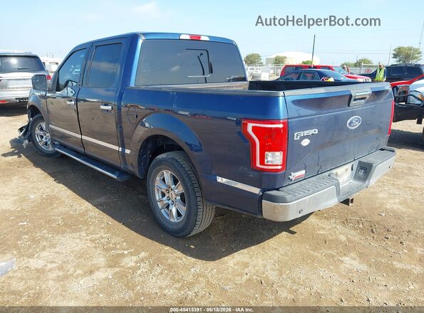 1FTEW1CG1HKC16751 2017 FORD F150 Dark Blue Задняя левая четверть