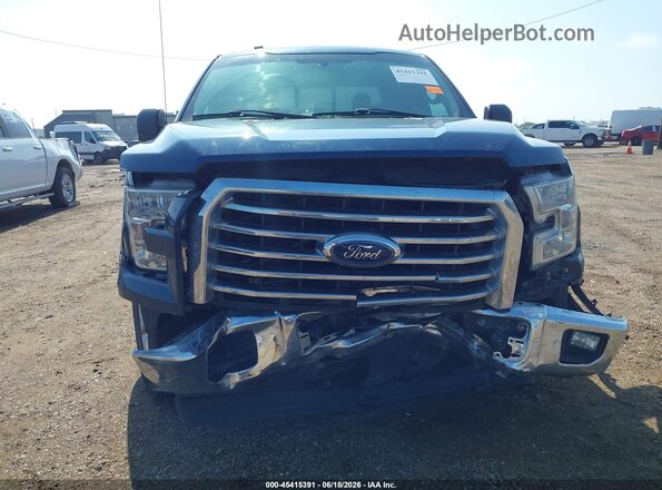1FTEW1CG1HKC16751 2017 FORD F150 Dark Blue Вид спереди