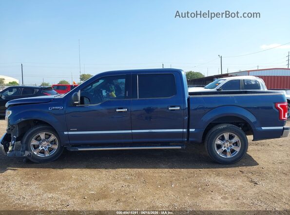 1FTEW1CG1HKC16751 2017 FORD F150 Dark Blue Панорамный вид салона 360°
