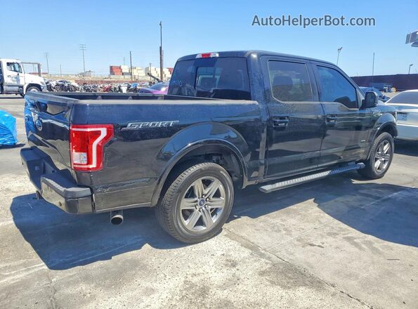 1FTEW1CG1HKC99257 2017 FORD F150 Black Задня права чверть