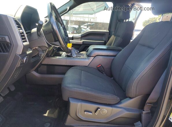 1FTEW1CG1HKC99257 2017 FORD F150 Black Вид салону спереду