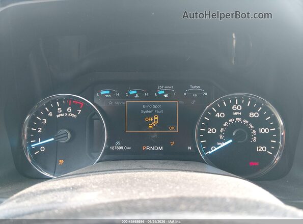 1FTEW1CG1JKE65587 2018 FORD F150 Gray Rear seats view