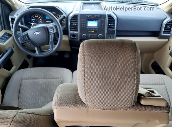 1FTEW1CG2JKE77862 2018 FORD F150 Brown Widok deski rozdzielczej