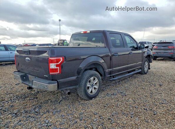 1FTEW1CG2JKE77862 2018 FORD F150 Brown Tył prawy